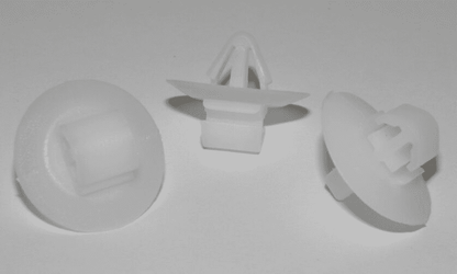 10x Door Trim Bumper Clip Plastic Side Moulding Clips for Fiat Iveco Van White