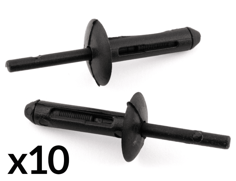 10x Door Trim Fastener Mounting Clips Black Plastic for Chrysler Jeep 34201631