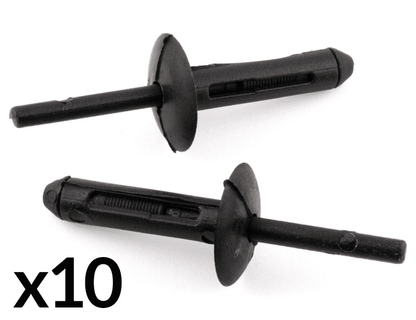 10x Door Trim Fastener Mounting Clips Black Plastic for Chrysler Jeep 34201631