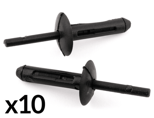 10x Door Trim Fastener Mounting Clips Black Plastic for Chrysler Jeep 34201631