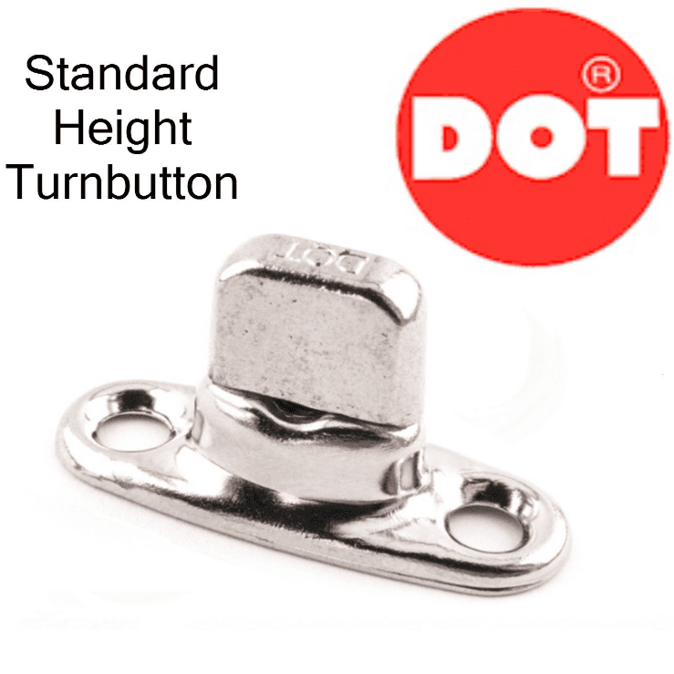 10x Dot Common Sense Marine Grade Boat Canopy Turnbutton Set
