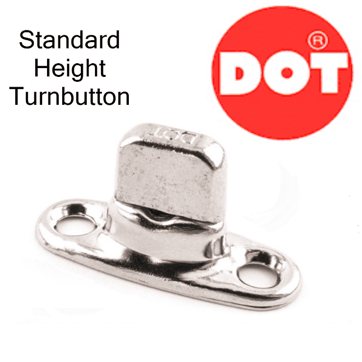 10x Dot Common Sense Turnbutton Set Boat Canopy Cover Fastener Kit Marine Bimini