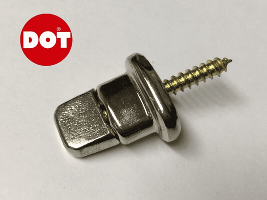 10x Dot Turnbutton Screw Base Boat Canvas Cover Fastener Nickel Brass Bimini