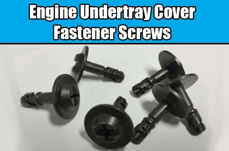 10x Engine Under Tray Cover for BMW Audi VW Protector Screw Black Metal