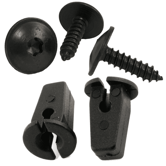 10x Expanding Lock Nut Grommets + Screws for VW Audi Wheel Arch Undertray Panel