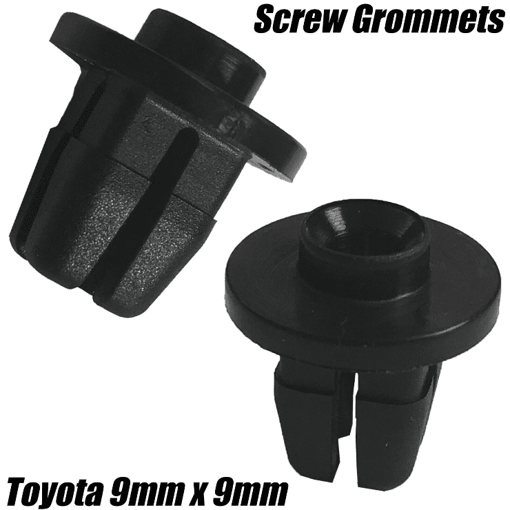 10x Expanding Nuts for Toyota Screw Grommets Bumper Wing Mudguard Spoiler 9X9mm