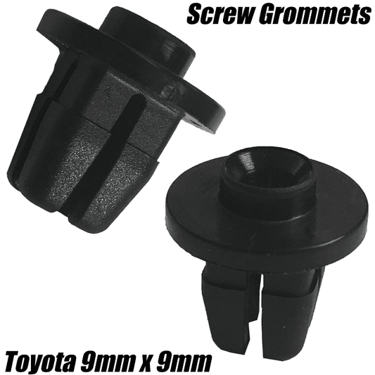 10x Expanding Nuts for Toyota Screw Grommets Bumper Wing Mudguard Spoiler 9X9mm