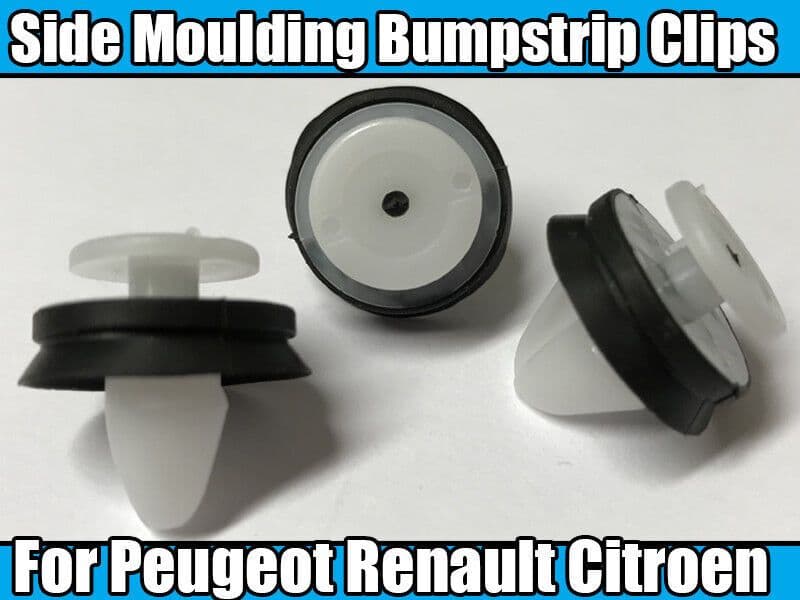 10x Exterior Side Moulding Bump Strip for Clips Vauxhall Movano & Renault Master