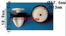 10x Exterior Side Moulding Bump Strip for Clips Vauxhall Movano & Renault Master