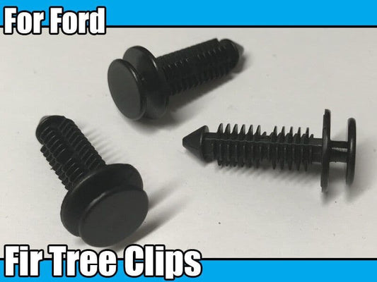 10x Fascia Fir Christmas Tree Trim Seat Back Push Clips for Ford