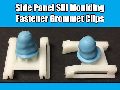 10x Fastener Trim Grommet Clip for Volkswagen VW Passat Side Panel Sill Moulding