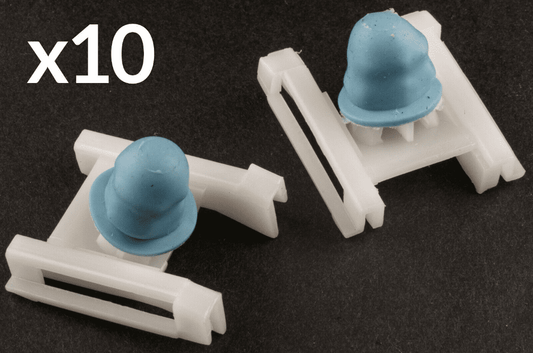 10x Fastener Trim Grommet Clip for Volkswagen VW Passat Side Panel Sill Moulding