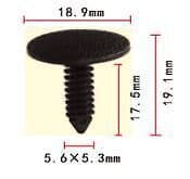 10x Fir Tree Black Plastic for Chrysler Amc Trim Panel Fastener Retainer Clips