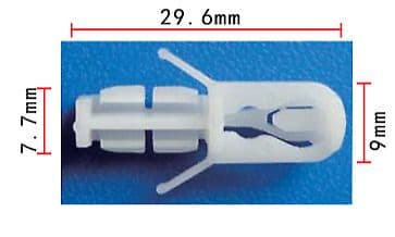 10x for Honda Acura Legend Tl Prelude White Moulding Clip 90666-Ss0-003 A19740