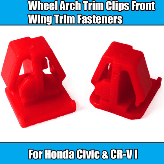 10x for Honda Cr-V Red Plastic Wheel Arch Trim Clips Front Wing Trim Fasteners