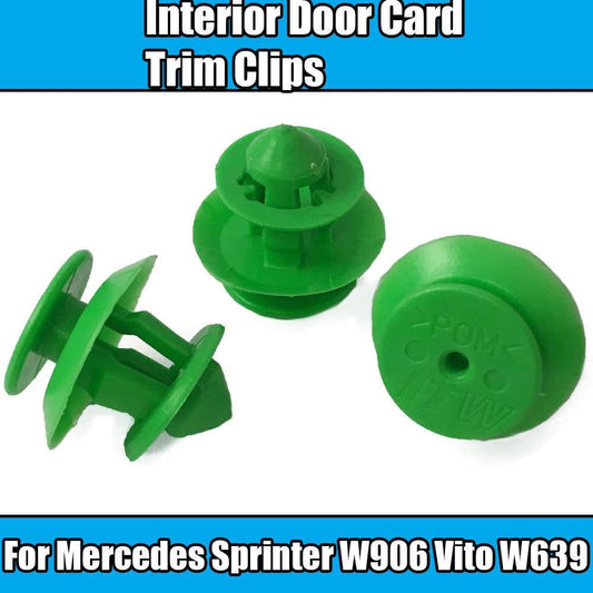 10x for Mercedes Sprinter Interior Door Card Panel Trim Clips W906 Vito W639
