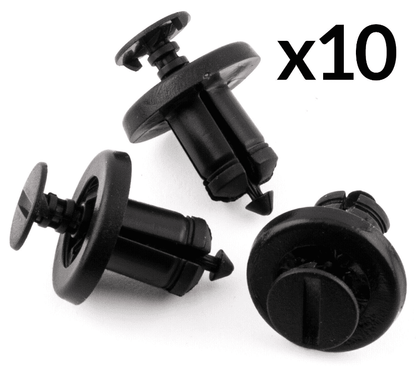 10x Front Back Bumpers Engine Shields Lining Trim Clips for Nissan Qashqai