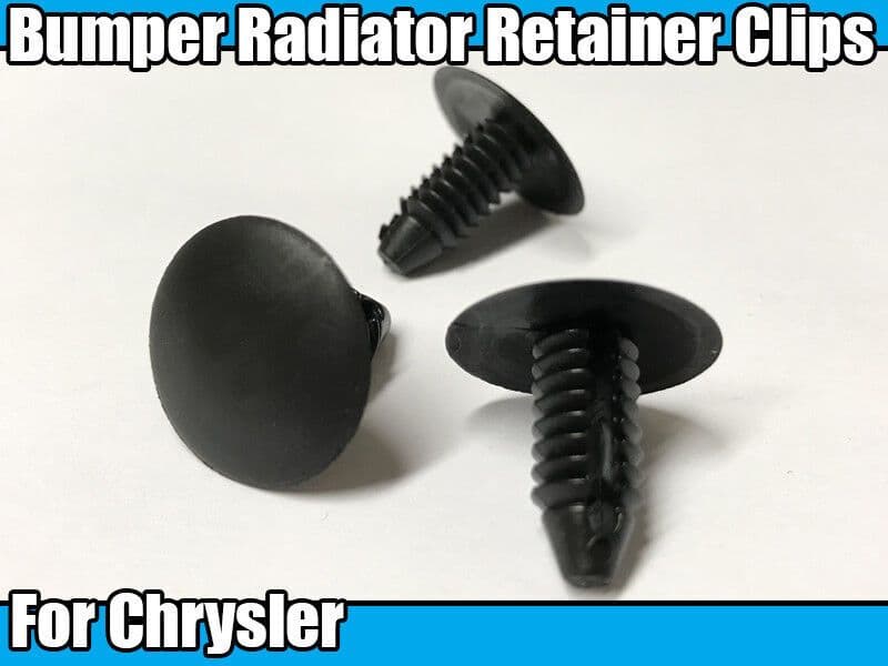 10x Front Bumper Boot Radiator Retainer Shield Yorke Trim Clips for Chrysler