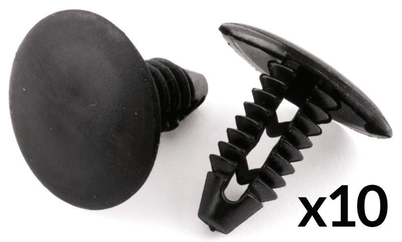 10x Front Bumper Boot Radiator Retainer Shield Yorke Trim Clips for Chrysler