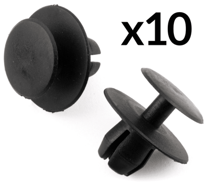 10x Front Bumper Grille Panel Cover Clips Carpet Floor for Peugeot 206 306 406