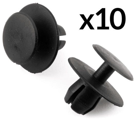 10x Front Bumper Grille Panel Cover Clips Carpet Floor for Peugeot 206 306 406
