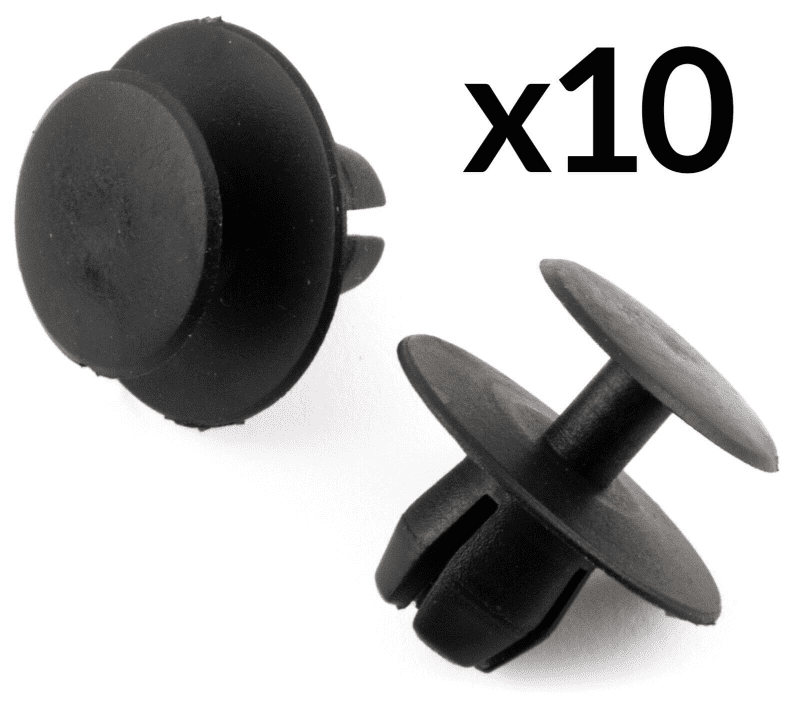10x Front Bumper Grille Panel Cover Clips Carpet for Peugeot 206 306 406 Xsara