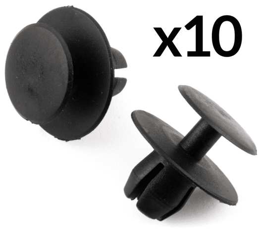 10x Front Bumper Grille Panel Cover Clips Carpet for Peugeot 206 306 406 Xsara