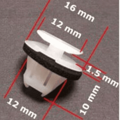 10x Front Rear Wheel Arch Wing Bumper Moulding Trim Clip for Nissan Jukextrail