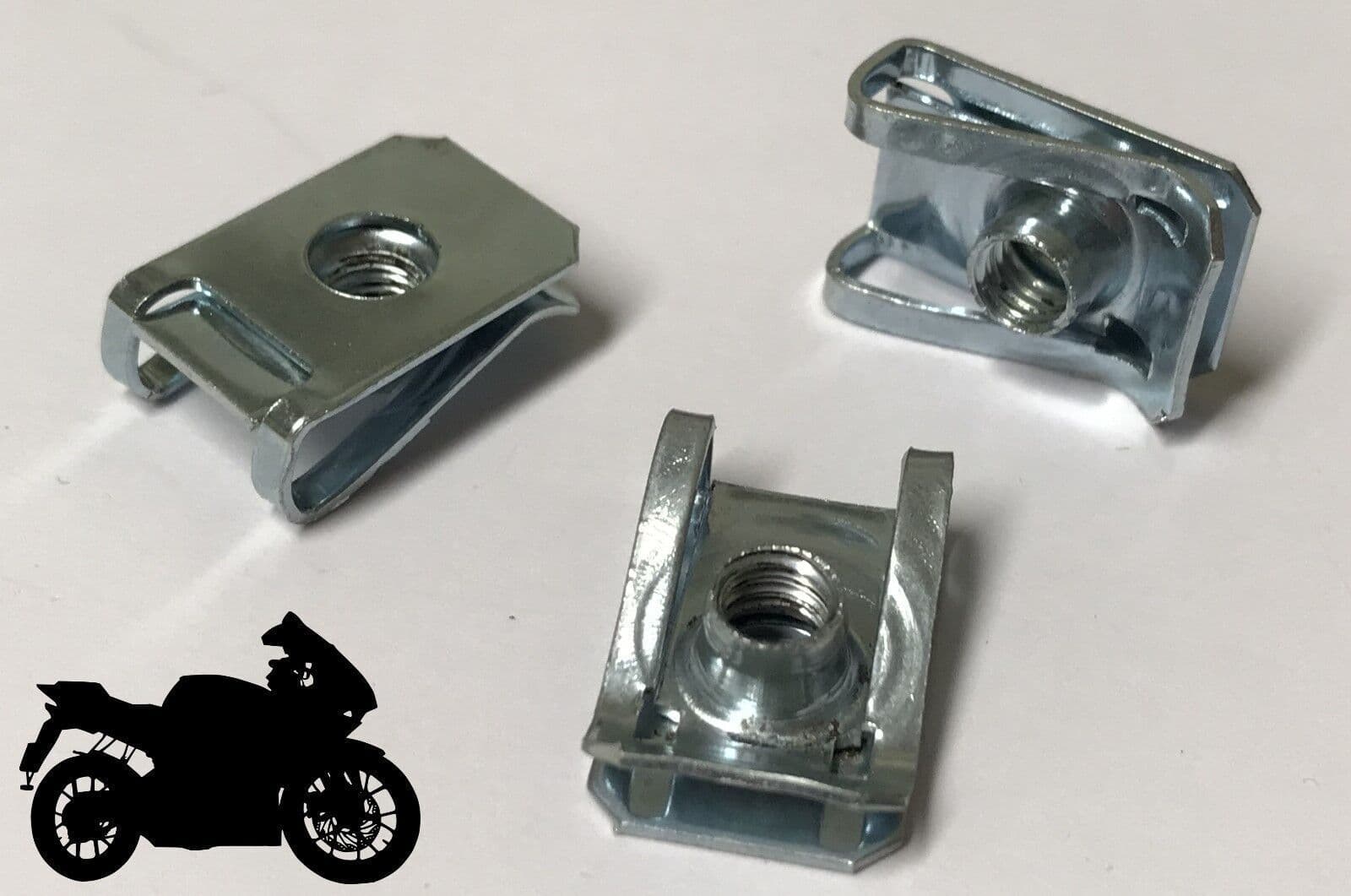 10x Gas Gas Pro Ossa Trials Airbox Frame Tank Seat Spring Spire U Nut Clips M6