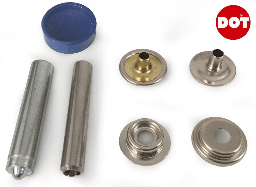 10x Genuine Dot Nickel Press Snap Stud Boat Canopy Canvas Fastener Kit With Tool