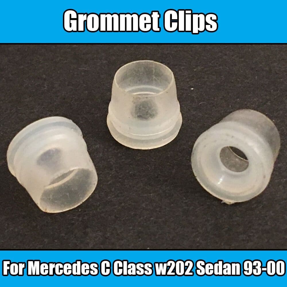 10x Grommet Clips for Mercedes C Class W202 Sedan 93-00 Clear Plastic 0019887781