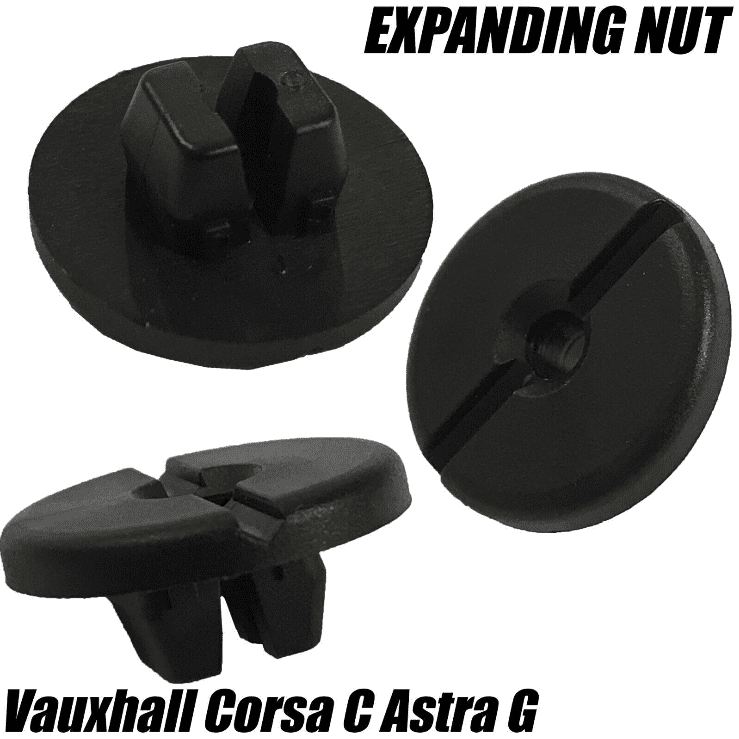 10x Headlight Clips for Vauxhall Opel Astra G Corsa C Expanding Nuts 90506890