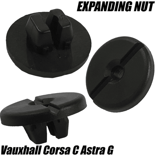 10x Headlight Clips for Vauxhall Opel Astra G Corsa C Expanding Nuts 90506890