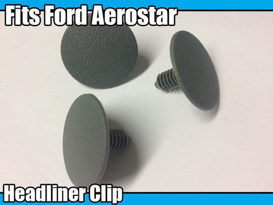 10x Headliner Clips Trim Retainer for Ford Aerostar Interior Furnishings Plastic