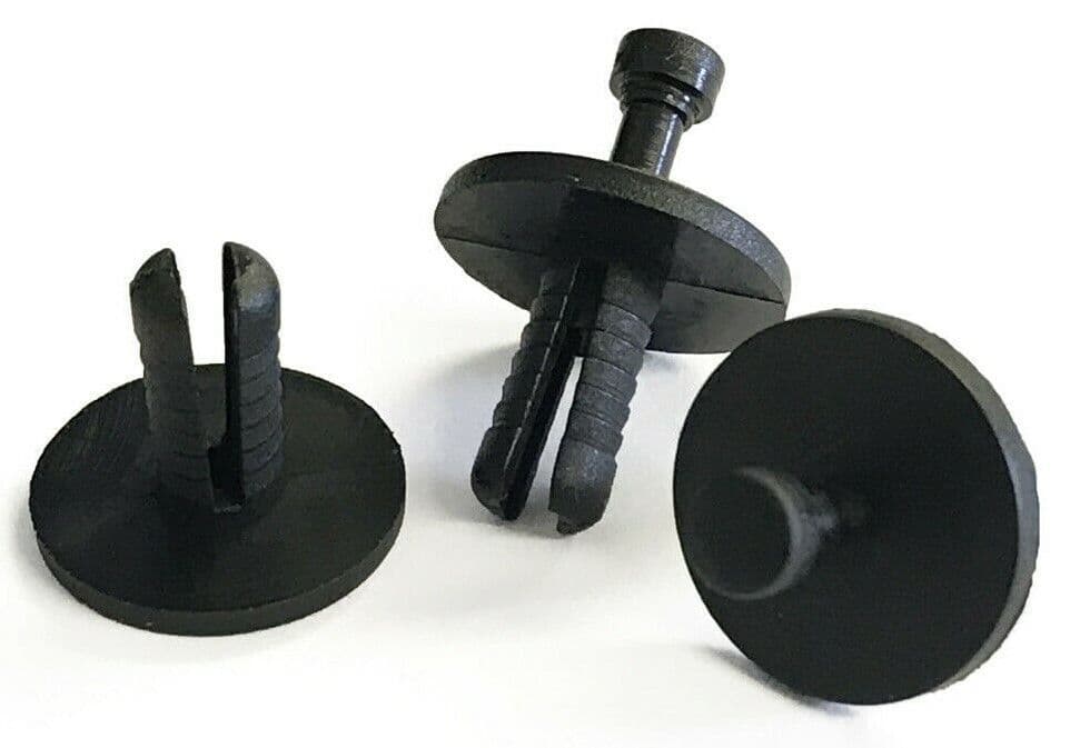 10x Hood Shroud Trim Clips Plastic Rivet for BMW Series 3/5 E28 E30