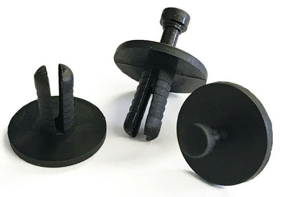10x Hood Shroud Trim Clips Plastic Rivet for BMW Series 3/5 E28 E30