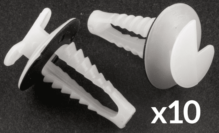 10x Interior Boot Panel Trim Clips for Ford Transit Connect Door Card Plastic