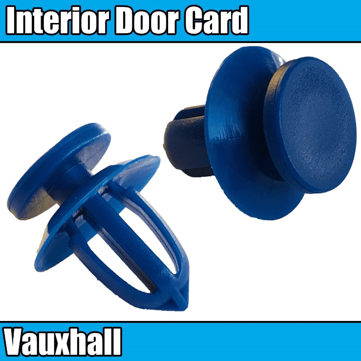 10x Interior Door Card Trim Blue Clips for Vauxhall Opel Astra Insignia Meriva