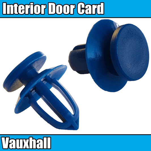10x Interior Door Card Trim Blue Clips for Vauxhall Opel Astra Insignia Meriva
