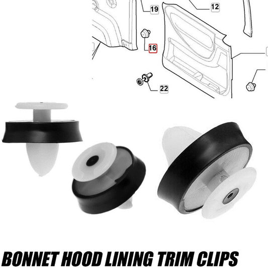 10x Interior Door Pillar Panel Trim Clips for Nissan Qashqai 7703077469 6991S6