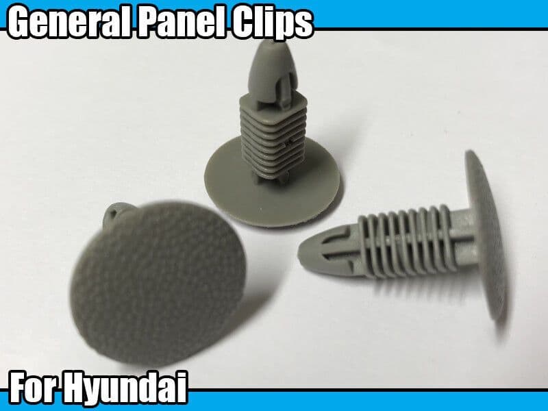 10x Interior Fir Tree Panel Trim Clips Grey for Hyundai Toyota 85325-21000Qs