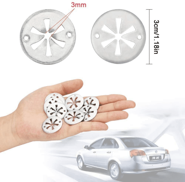 10x Locking Star Washers for Volkswagen Metal VW Underbody Heat Shield Fasteners