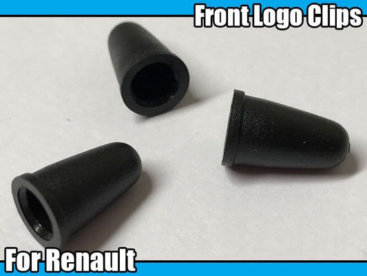 10x Logo Emblem Badge Trim Clips for Renault Attachment Clip Fastener