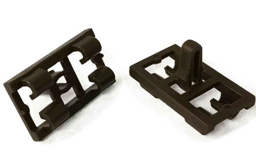 10x Lower Door Weatherstrip Rubber Seal Clips for BMW X5 E53 Brown