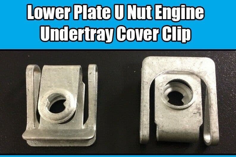 10x Lower Plate U Nut for VW Audi BMW  Engine Undertray Cover Spring Clip