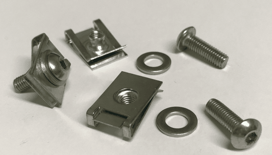 10x M5x16mm Stainless Steel Bolt Washer 5mm Spire Clips Nut Kit Undertray
