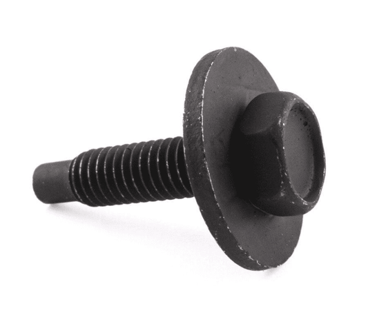 10x M6X24mm Black Metal Hex Bolt With Washer For Toyota Honda