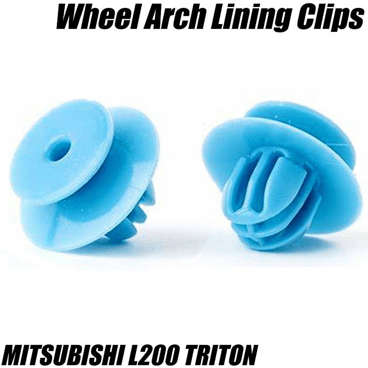 10x Mitsubishi L200 Triton Exterior Plastic Fender Wheel Arch Trim Clips