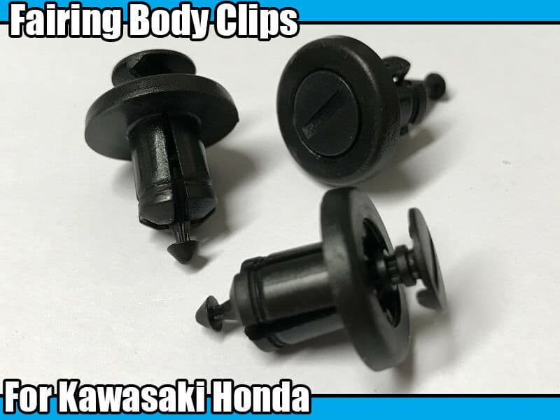 Honda Razor Clips 10x Motorbike Cycle Body Frame Fairing Plastic Trim Clips for Honda Ka ...