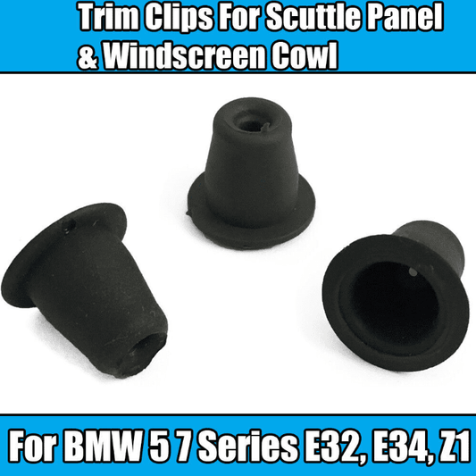 10x Moulding Grommet for Vauxhall Opel Bumper Wheel Archs Grommets Black Rubber